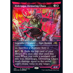 Magic Single - Hidetsugu, Devouring Chaos (Showcase) (Foil)