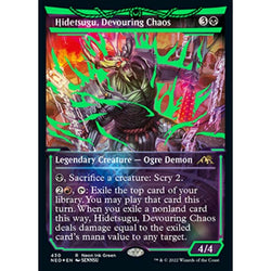 Magic Single - Hidetsugu, Devouring Chaos (Showcase) (Foil)