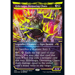 Magic Single - Hidetsugu, Devouring Chaos (Showcase) (Foil)