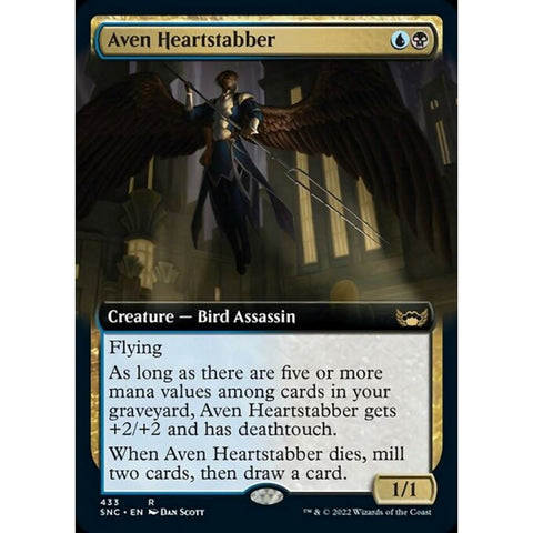 Magic Single - Aven Heartstabber (Extended art) (Foil)