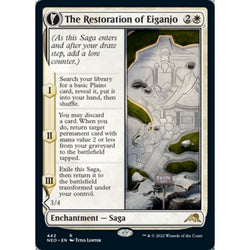 Magic Single - The Restoration of Eiganjo // Architect of Restoration (Extendedart) (Foil)