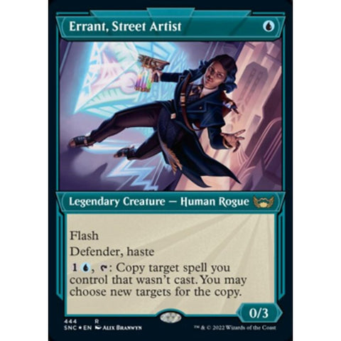 Magic Single - Errant, Street Artist (Showcase) (Foil Etched)