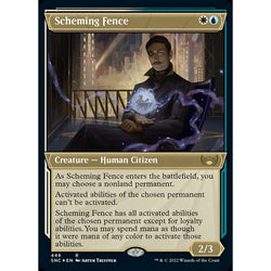Magic Single - Scheming Fence (Showcase) (Foil Etched)