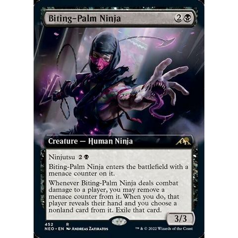 Magic Single - Biting-Palm Ninja (Extendedart) (Foil)