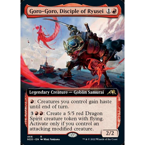 Magic Single - Goro-Goro, Disciple of Ryusei (Extended art) (Foil)