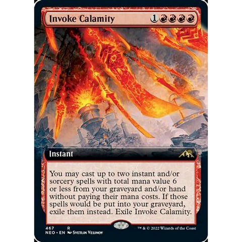 Magic Single - Invoke Calamity (Extendedart) (Foil)