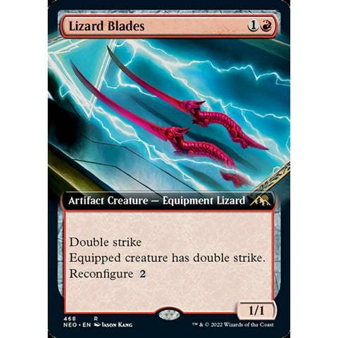 Magic Single - Lizard Blades (Extendedart) (Foil)