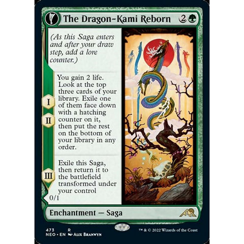 Magic Single - The Dragon-Kami Reborn // Dragon-Kami's Egg (Extendedart)