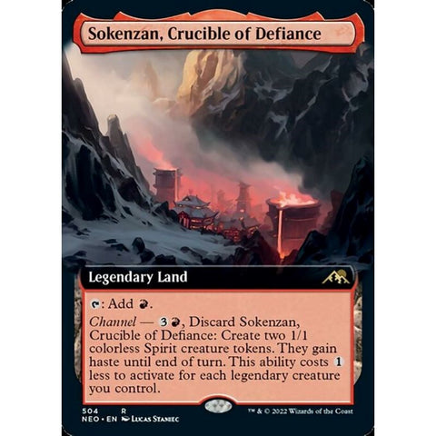 Magic Single - Sokenzan, Crucible of Defiance (Extended art)