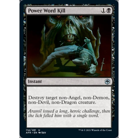 Magic Single - Power Word Kill