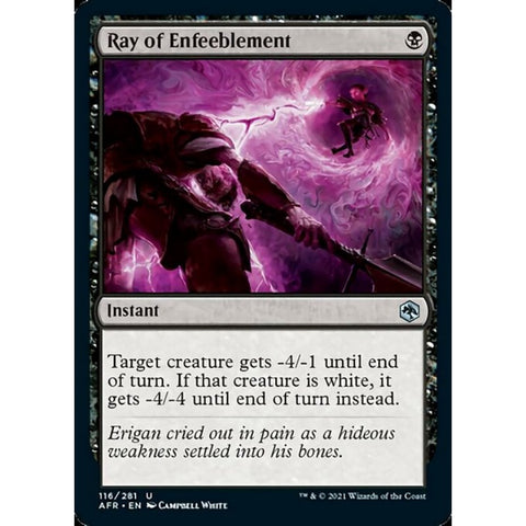 Magic Single - Ray of Enfeeblement (Foil)