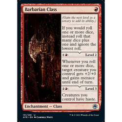 Magic Single - Barbarian Class