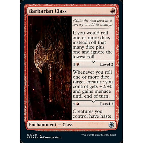 Magic Single - Barbarian Class