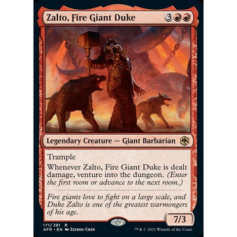 Magic Single - Zalto, Fire Giant Duke