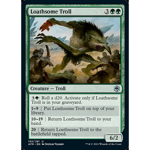 Magic Single - Loathsome Troll