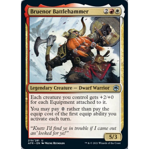 Magic Single - Bruenor Battlehammer