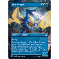 Magic Single - Blue Dragon (Borderless) (Foil)