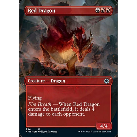 Magic Single - Red Dragon (Borderless)