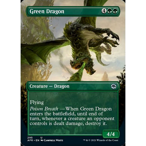 Magic Single - Green Dragon (Borderless)