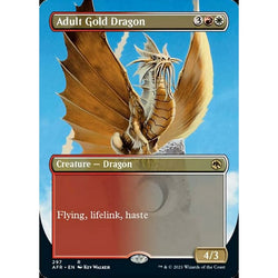 Magic Single - Adult Gold Dragon (Borderless)