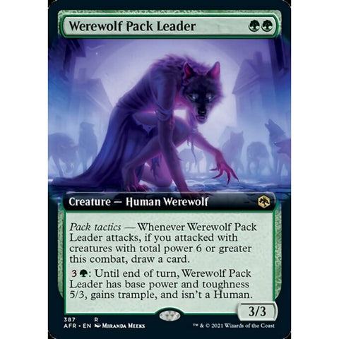 Magic Single - Werewolf Pack Leader (Extended Art)