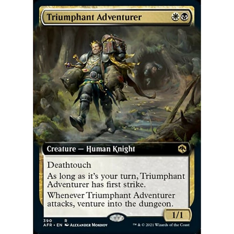 Magic Single - Triumphant Adventurer (Extended Art)