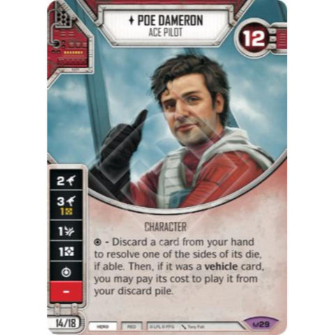 Star Wars Destiny Single - Poe Dameron - Ace Pilot