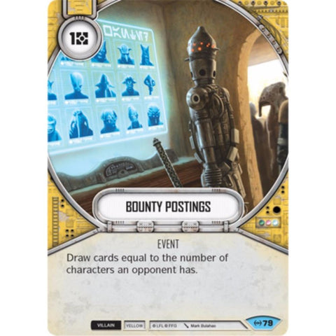 Star Wars Destiny Single - Bounty Postings