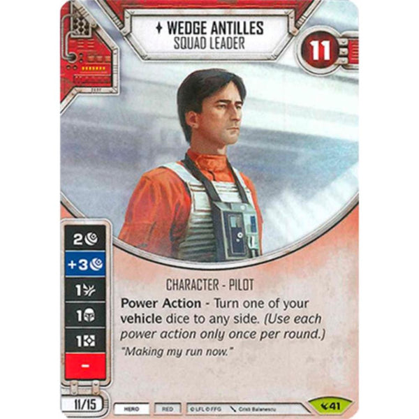 Star Wars Desiny Single - Wedge Antilles - Squad Leader