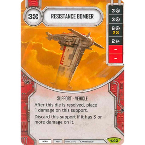 Star Wars Desiny Single - Resistance Bomber