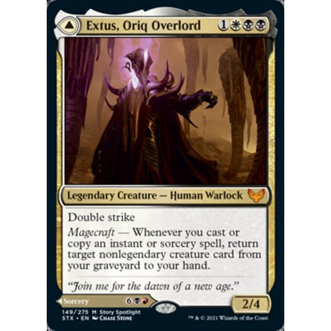 Magic Single - Extus, Oriq Overlord // Awaken the Blood Avatar (Foil)