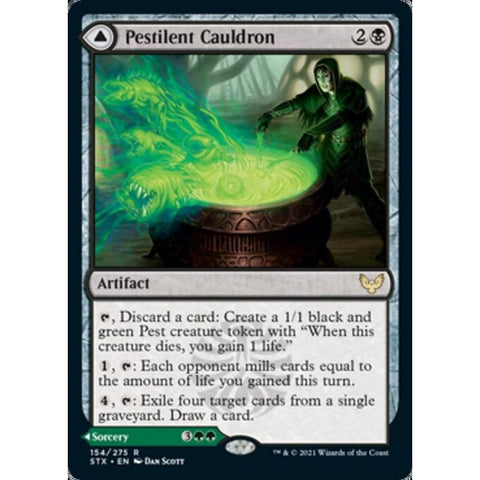 Magic Single - Pestilent Cauldron // Restorative Burst (Foil)