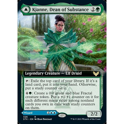 Magic Single - Kianne, Dean of Substance // Imbraham, Dean of Theory (Extended Art)