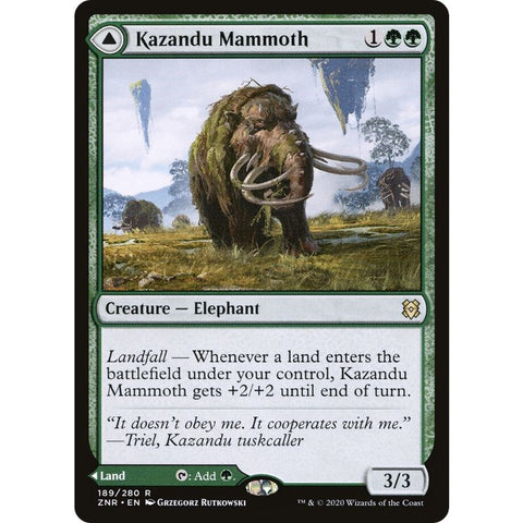 Magic Single - Kazandu Mammoth // Kazandu Valley